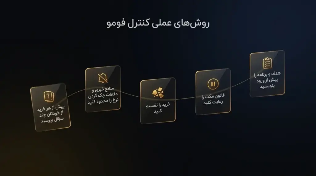 پنج روش کنترل فومو