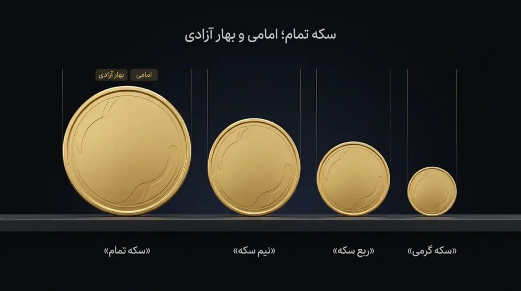 وزن، عیار و کاربرد هر نوع سکه