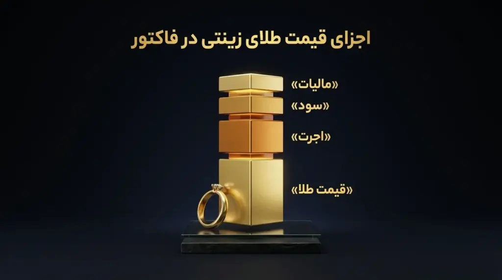 اجزای قیمت طلای زینتی
