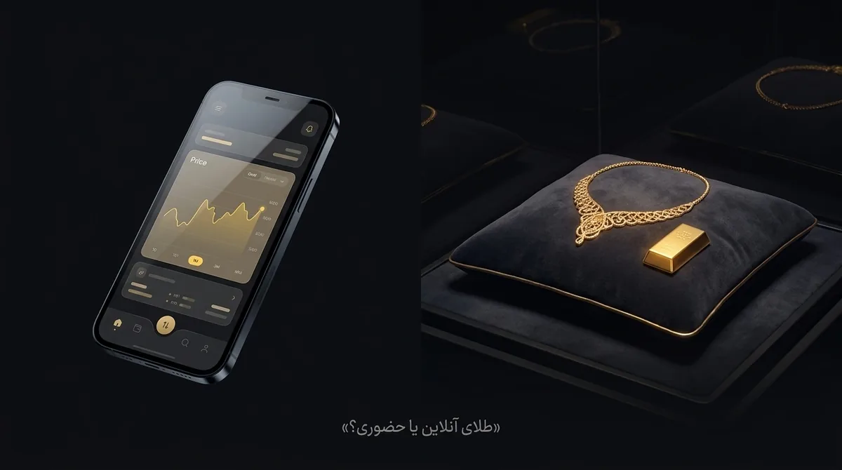 طلای آنلاین یا حضوری
